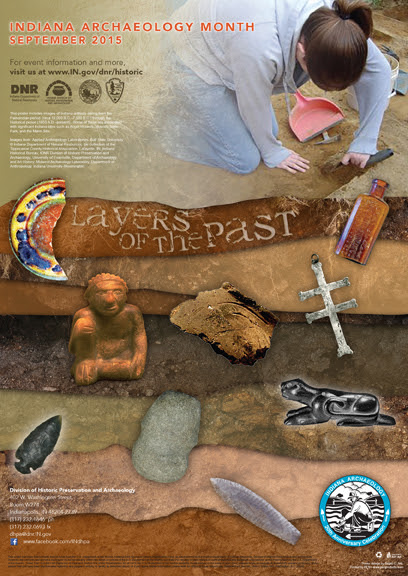 2015 Indiana Archaeology Month Poster